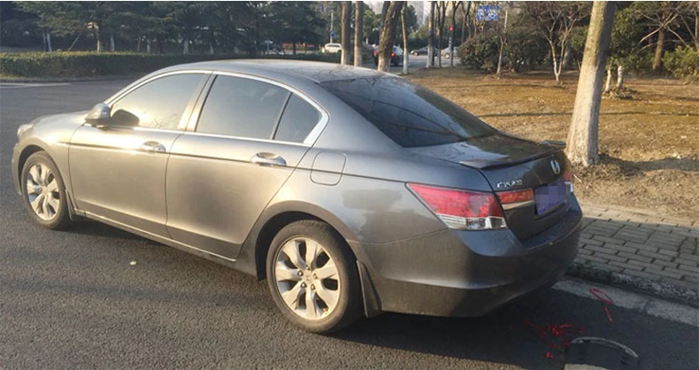 Для HONDA Accord спойлер 2008-2013 ZSK Высокое качество ABS Материал заднее крыло автомобиля