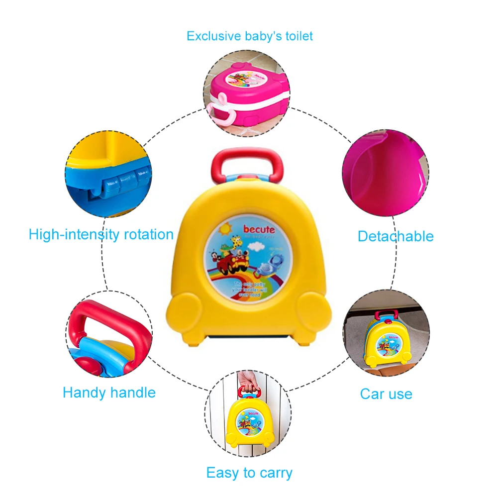 Портативный детский туалет для путешествий маленький простой и современный