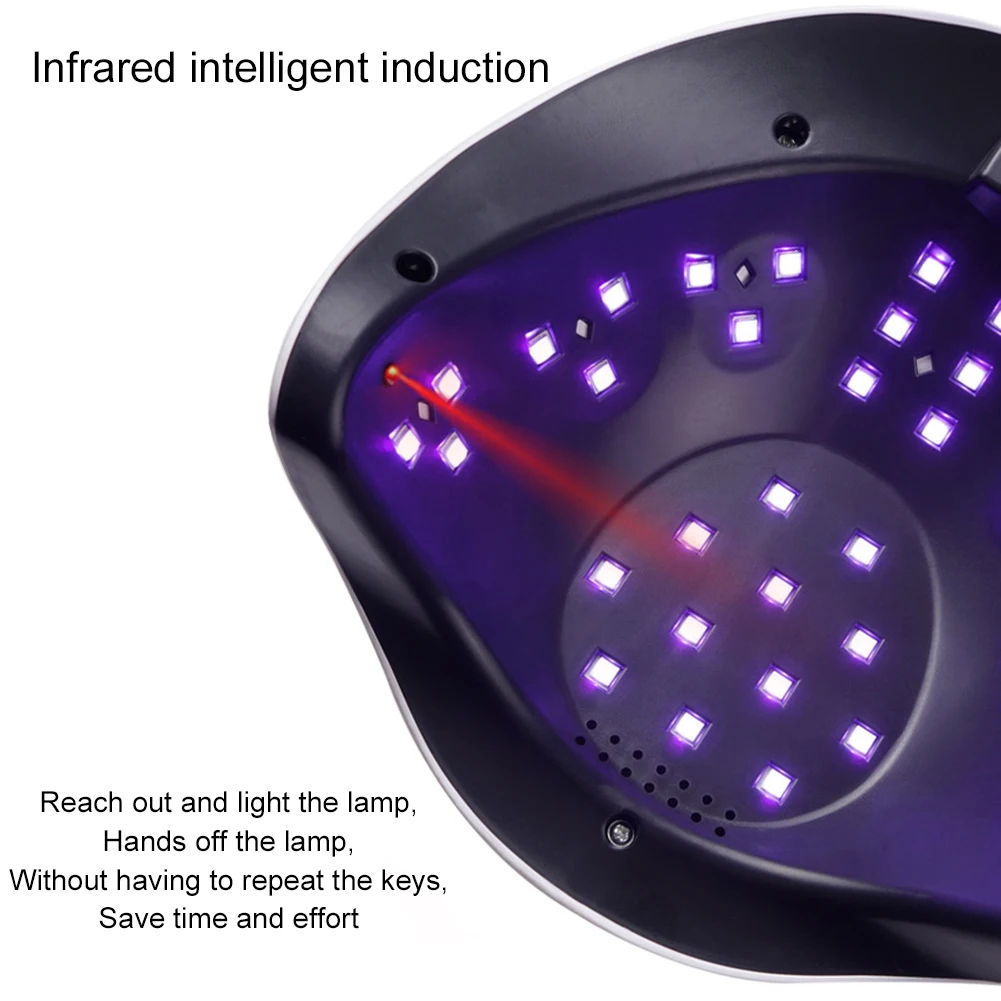 Профессиональная светодиодный ная лампа для сушки ногтей мощностью 120 Вт с