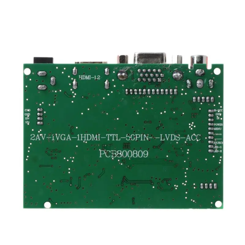 1Set HDMI VGA 2AV 40/50 Pins PC Controller Board Module for Raspberry PI 3 EJ101IA-01G 8 Bit IPS LCD Display Driver