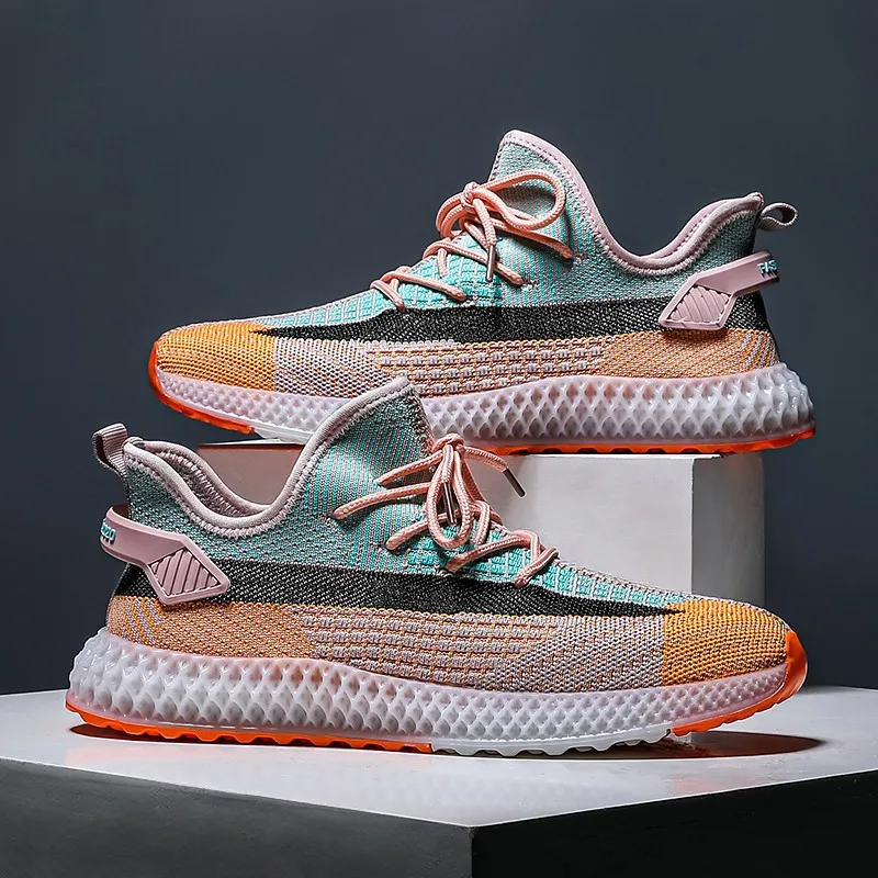 Кроссовки мужские из сетчатого материала Повседневная модная уличная теннисная