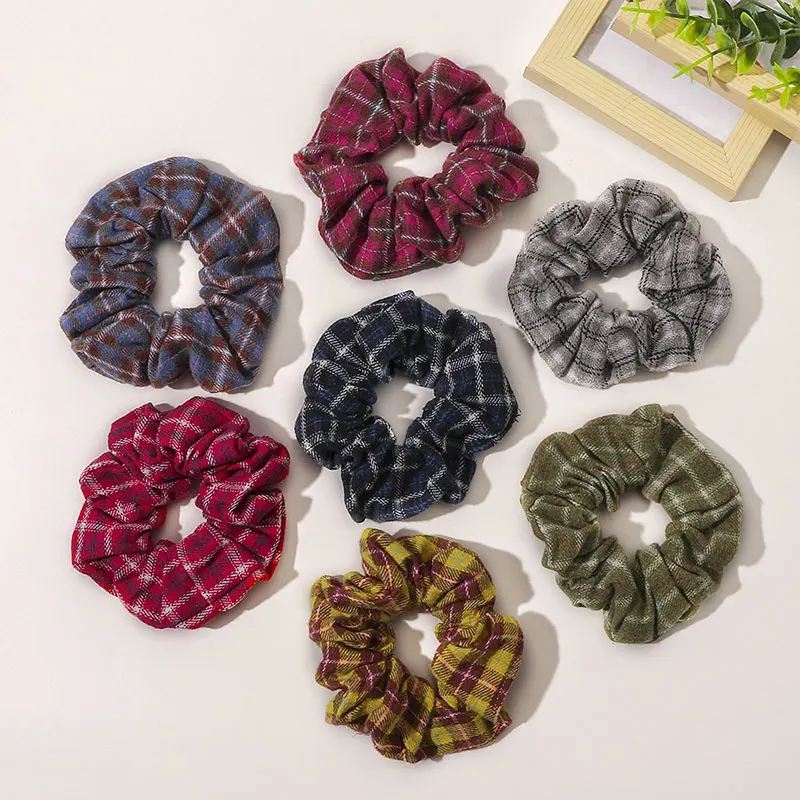 

Mix Color French Elastic Hair Scrunchies For Women Hair Tie Rubber Band High Quality Hair Rope Accessories Wholesale