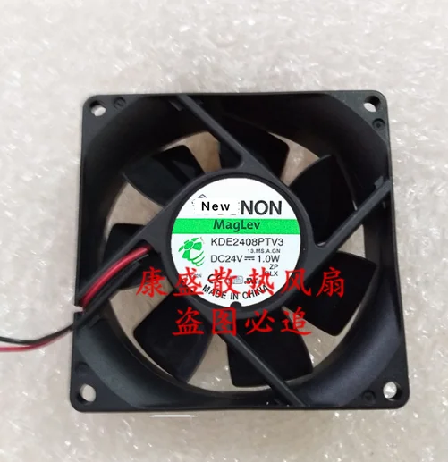 Для Охлаждения SUNON KDE2408PTV3 13.MS. A.GN DC 24V 1 0 W 2 проводной 3 контактный 80x80x25 мм Сервер