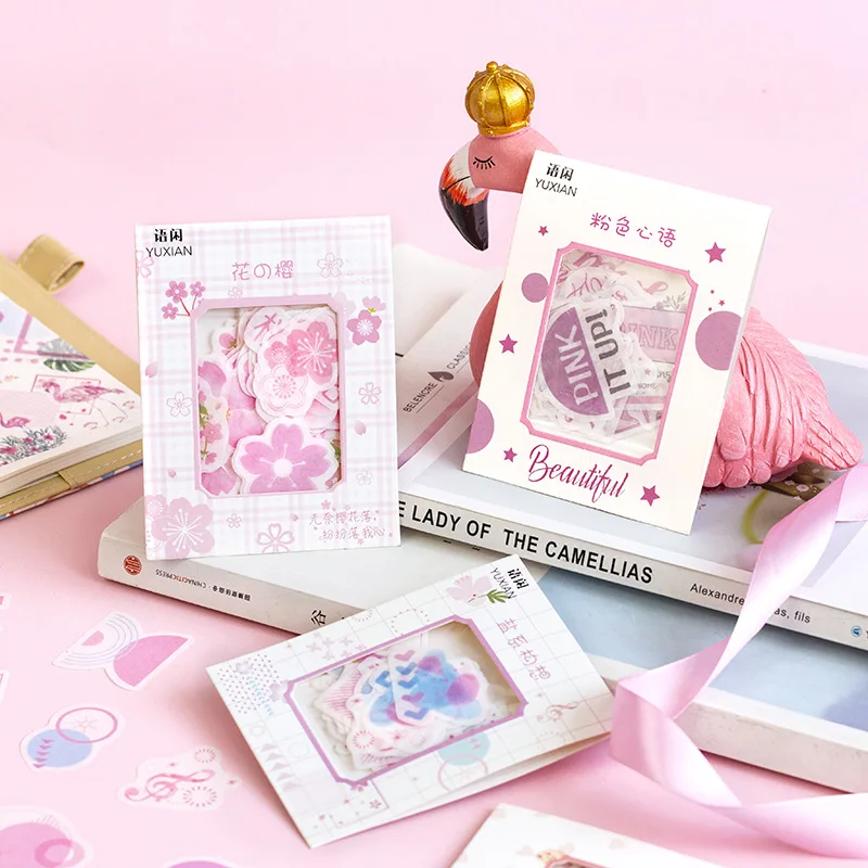 40 шт/1 упаковка Kawaii канцелярские наклейки все в порошке дневник декоративные