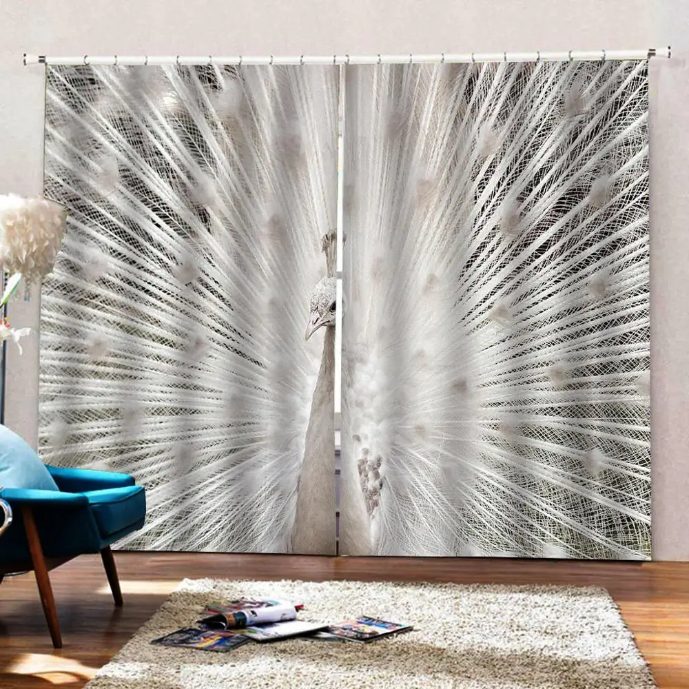 Красивая фотозанавеска какая занавеска для гостиной спальни с принтом животных