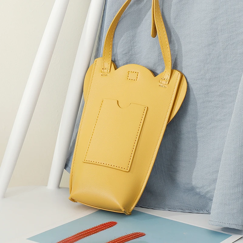 Универсальный мини-чехол для смартфона со слоном из искусственной кожи