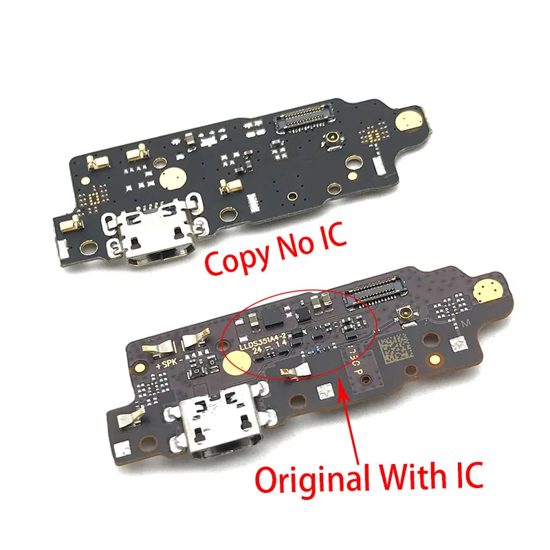 

5 шт. плата зарядного устройства PCB Flex для Lenovo K8 Plus USB-разъем док-станция зарядный ленточный кабель
