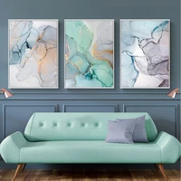 geometric agate marble abstract canvas painting nordic posters and prints wall art pictures for living room modern home decor