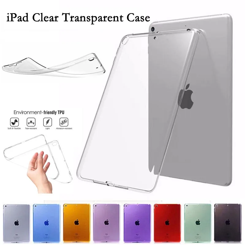 Чехол для iPad 2/3/4 Air 1/2 5/6 Mini 5/4/3/2/1 Прозрачный чехол планшетного ПК|Чехлы планшетов и