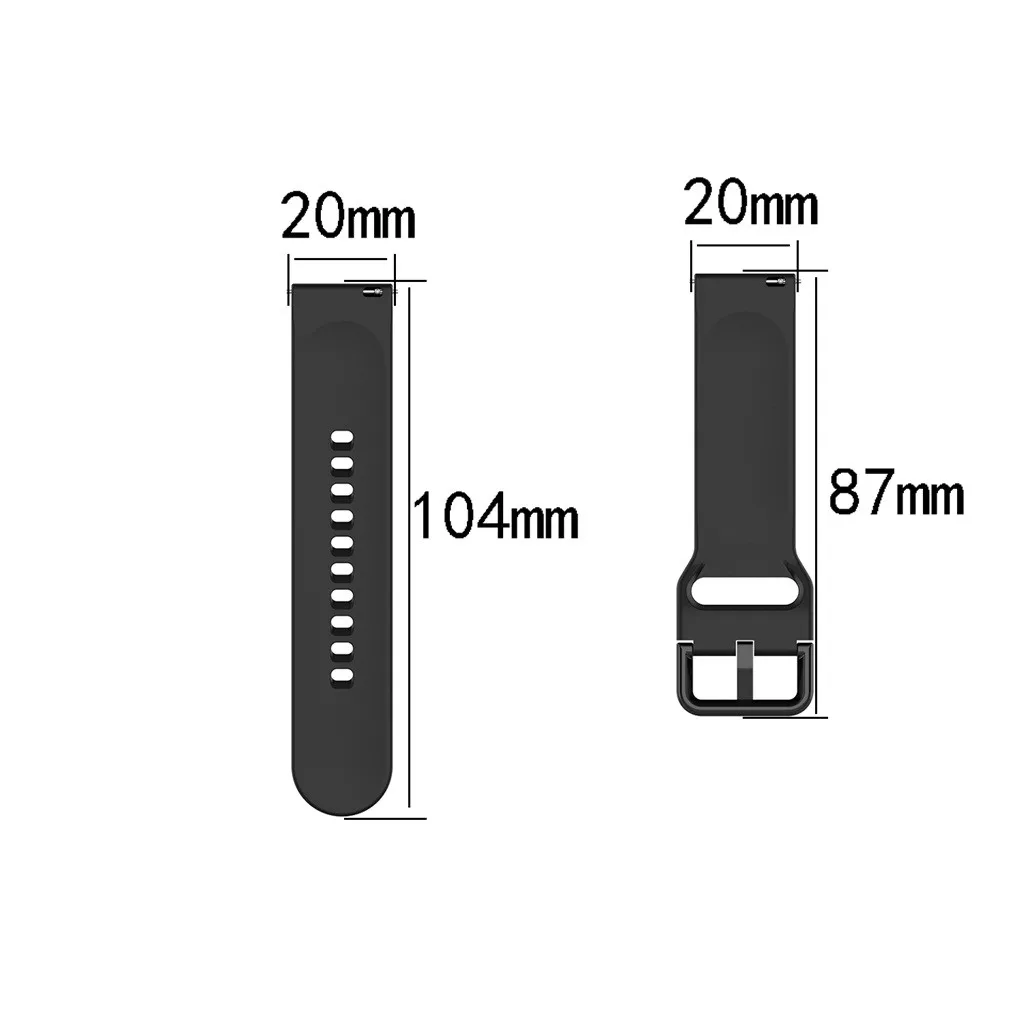 OTOKY силиконовый сменный ремешок для наручных часов Samsung Galaxy Watch Active 2 40/44 мм |