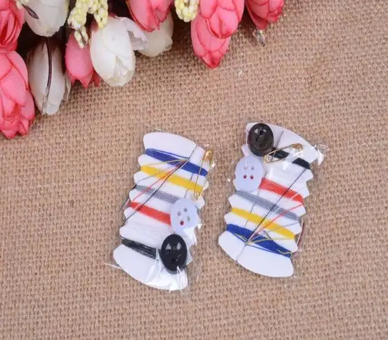 Мини набор для шитья дорожные швейные наборы вышивка шесть нитей починки