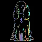 Наклейка для автомобиля Dawasaru Cocker Spaniel, забавная наклейка для защиты от солнца для ноутбука, грузовика, мотоцикла, автомобильные аксессуары, украшение из ПВХ, 15 см * 12 см
