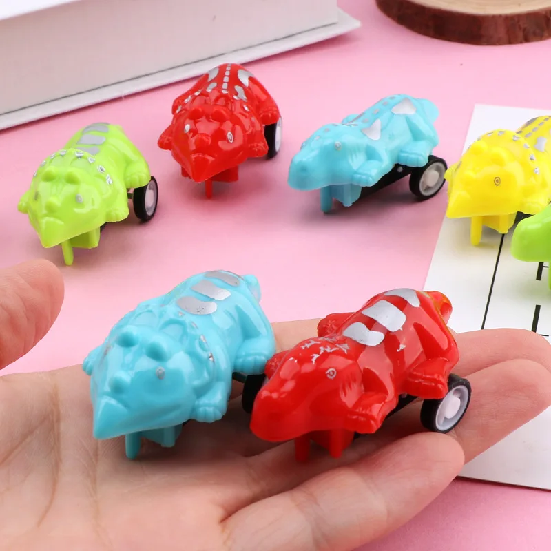 

10Pcs Cartoon Dinosaur Toy Car Play Model Kid Birthday Baby Shower Party Favor Christmas Wedding Gift Guests Present Booth Toy