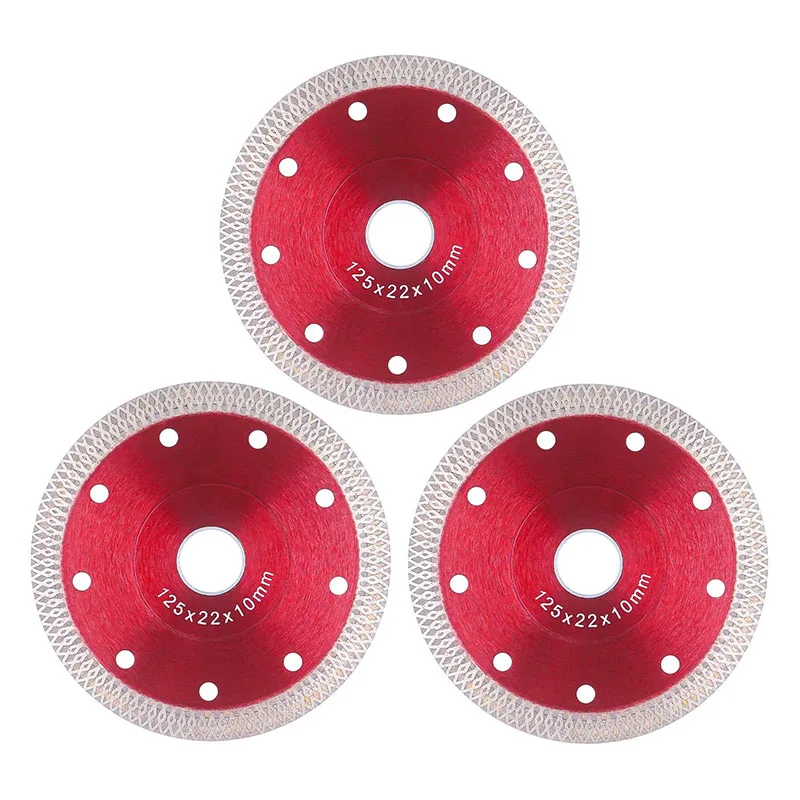 125mm Diamond Saw Blade Sintered Hot Pressed Mesh Turbo Cutting Disc for Tile Ceramic Granite Marble Angle Grinder Disk Tool