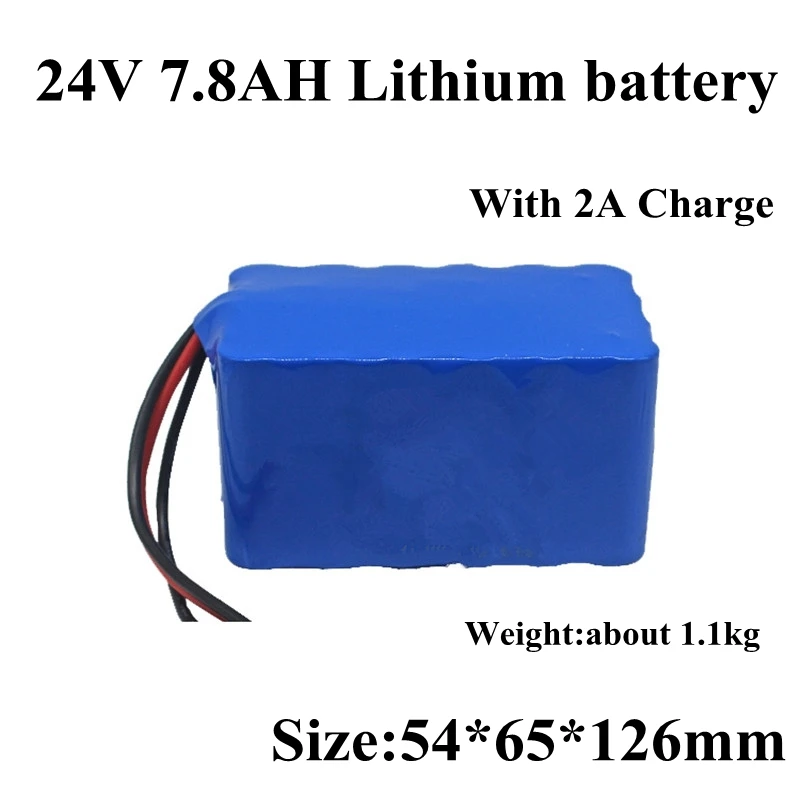 25 2 v 24V 7.8Ah 8ah литий ионный 3 7 V 18650 7S 3P Литий аккумулятор с Bms для садоводов выбор