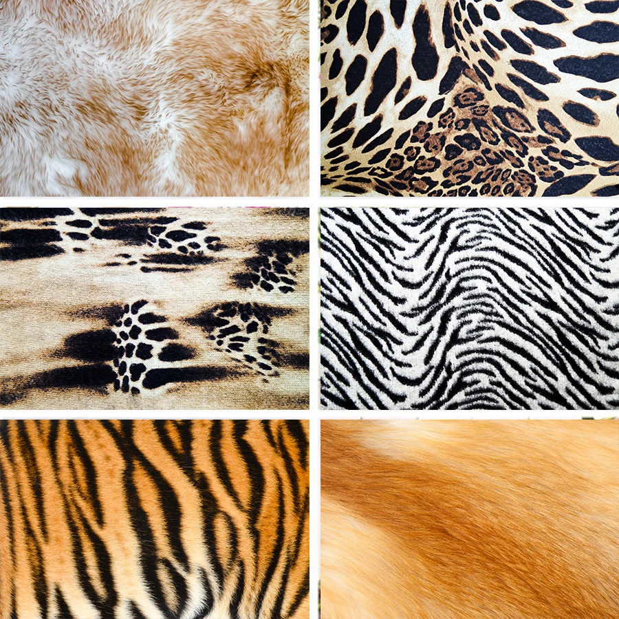 

Nitree Tiger Fur Leopard Animal Skin Texture Pattern Backdrop Photo Studio Props Photography Background Vinyl