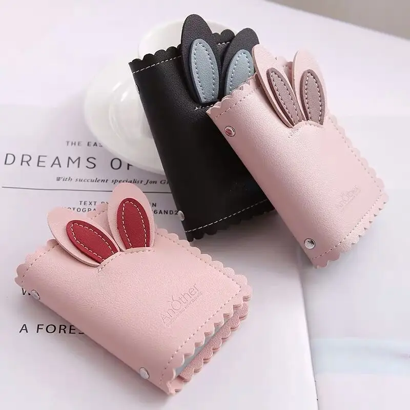 1 шт. Новый чехол для карт из ПУ 26 бит Kawaii Rabbit кредитный банк держатель карточки