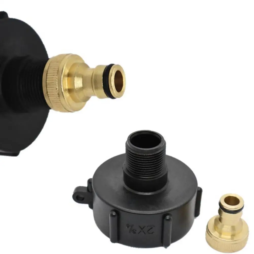 Садовый шланг разъем водяной трубы 1000L IBC тонн латунный клапан наконечник