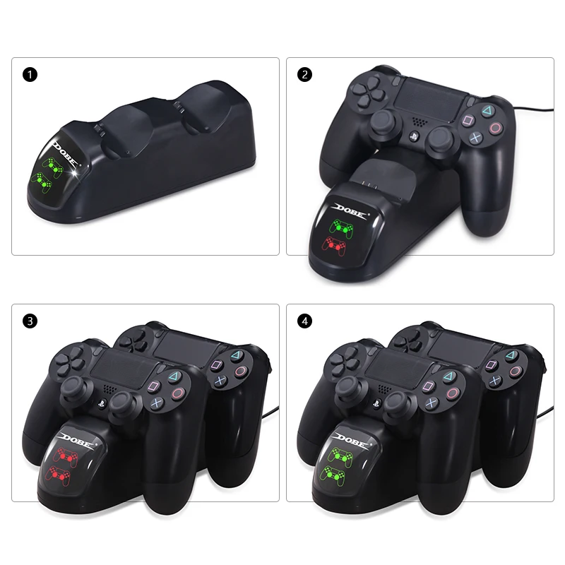 Док станция Data Frog для контроллера PS4 2 USB порта|Зарядные устройства| |