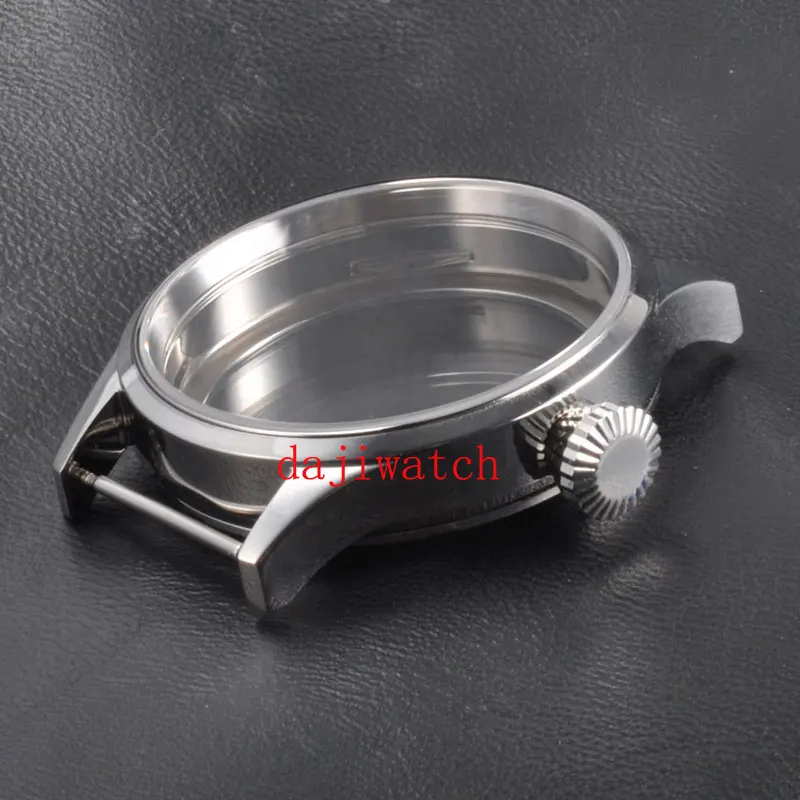 Полированный 43 мм сапфировый стеклянный корпус с регулировкой движения 6497/6498 |