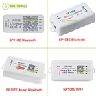 Музыкальный контроллер SP108E107-e105E110E SPI, Wi-Fi, Bluetooth, pixel IC, приложение для смартфона, для WS2812B WS2813 SK6812, Полоска, DC5-12V