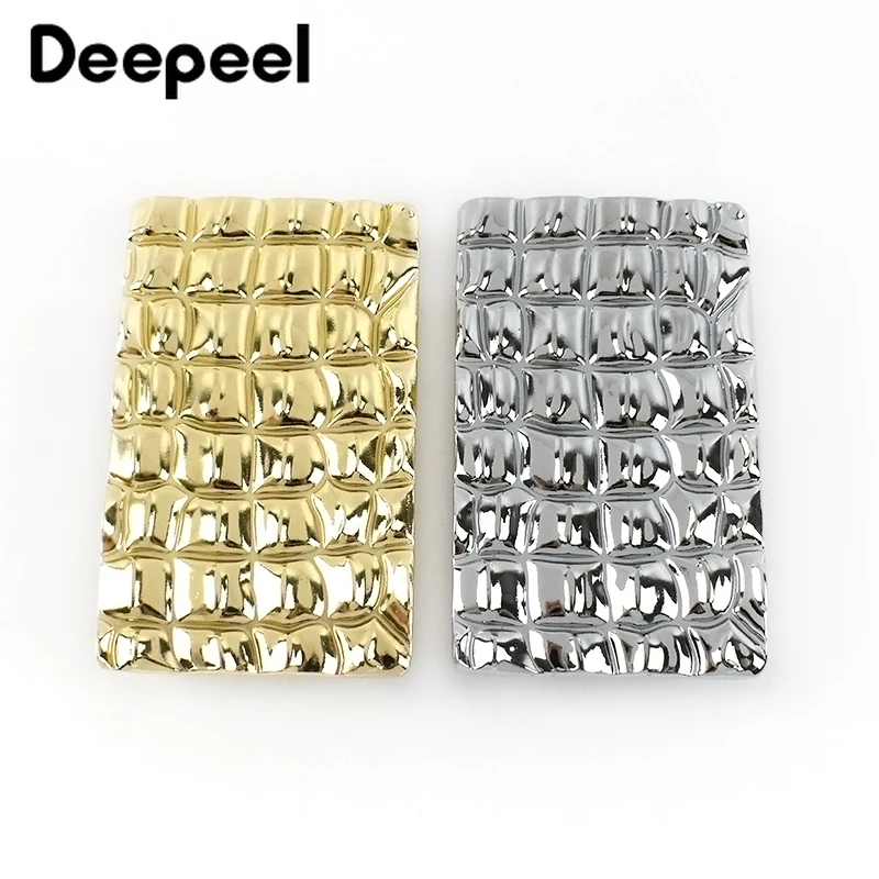 

Deepeel 1pc ID 38mm Alloy Smooth Belt Buckles Head Male Designer Punk Style Buckle Metal Leather Crafts Men's Belts Accessories