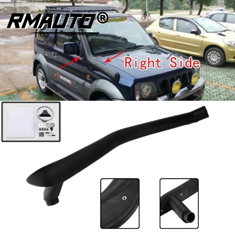 

Right Side Car 4x4 Snorkel Kit Air Intake Exhaust Pipe for SUZUKI Jimny 1997-2015 Model 1.3L Petrol 4x4 SUV Car Styling