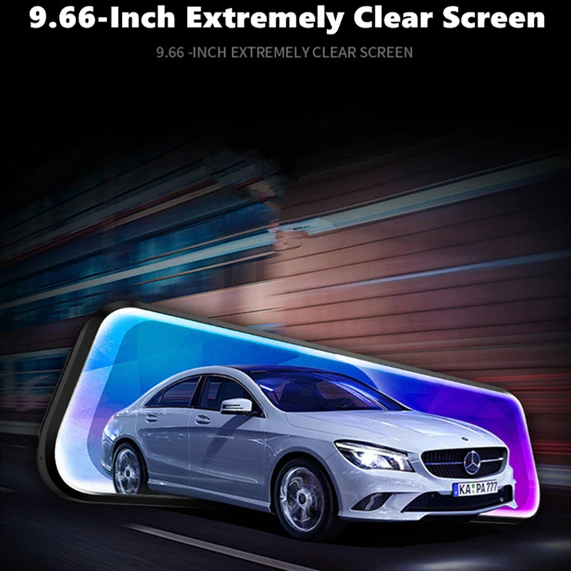 Odare 10 &quotАвтомобильный видеорегистратор зеркало HD1080P поток медиа Зеркало dvr