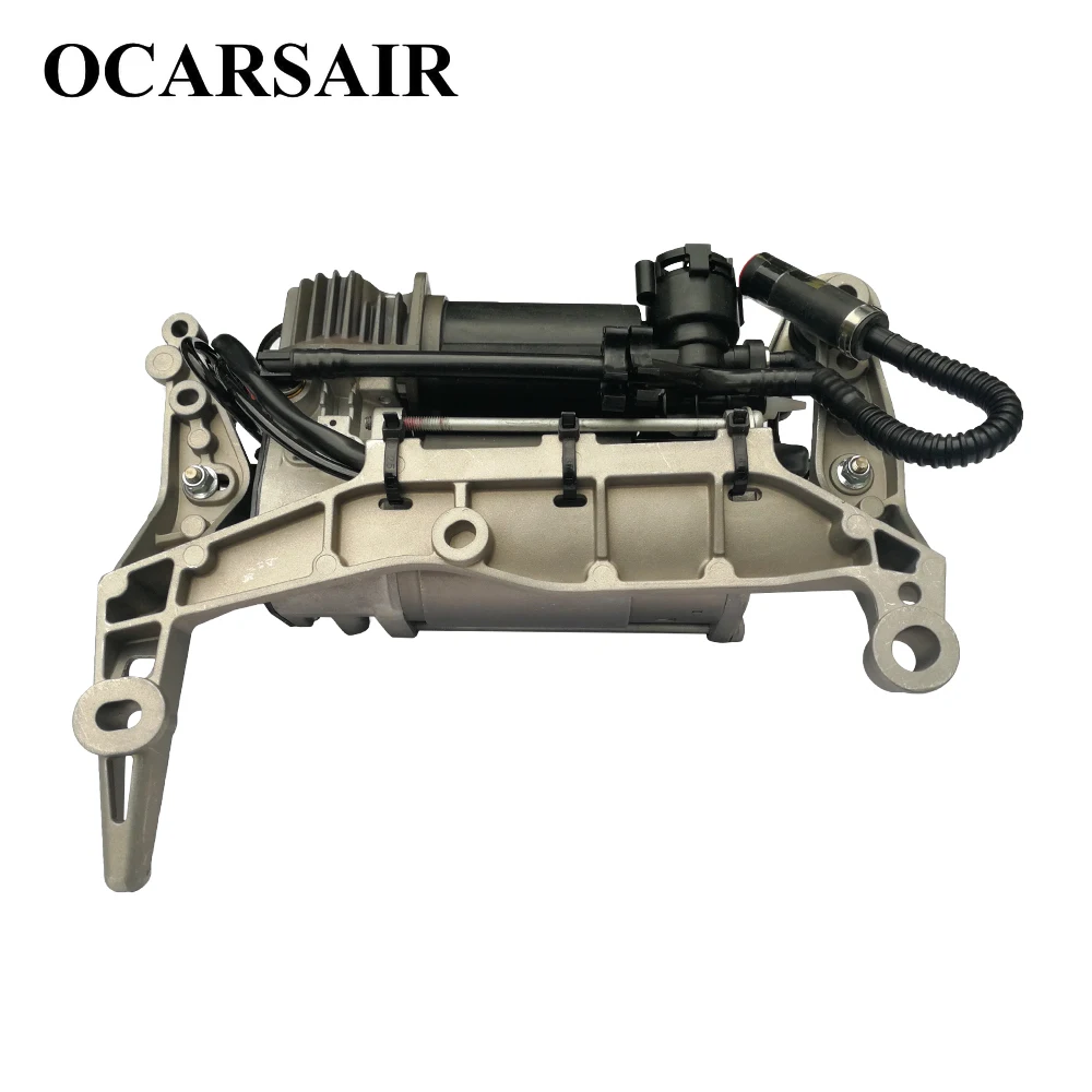 Компрессор воздушной Подвески с кронштейном для компрессора VW Touareg и Porsche Cayenne 2010