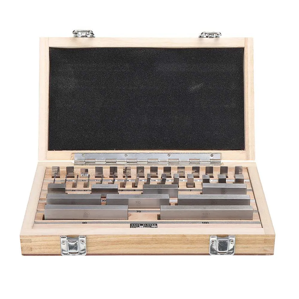 

32 Pcs 800HV High-speed Steel Gauge Blocks Standard Metric Gauges Precision 0.001 2000MPa Gage Blocks Measueing Tool