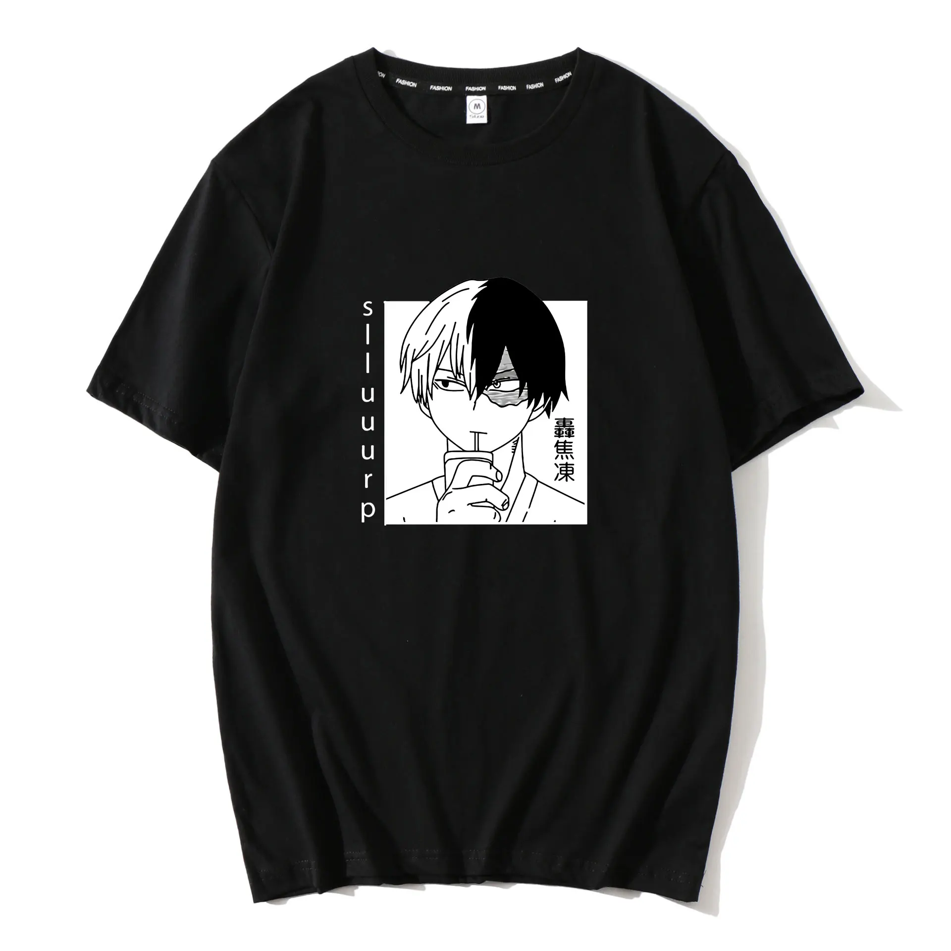 

Todoroki Shoto My Hero моя Академия футболки для мужчин Boku No Hero Академия Топ японское аниме хлопковая футболка