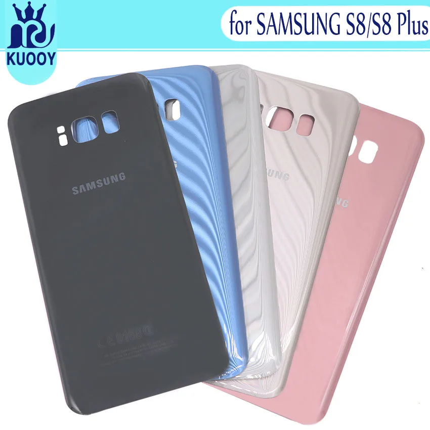 S8 Батарея Крышка для samsung Galaxy G950 G955 S8 плюс Батарея двери Корпус Замена Ремонт Запчасти+ 3 М клей