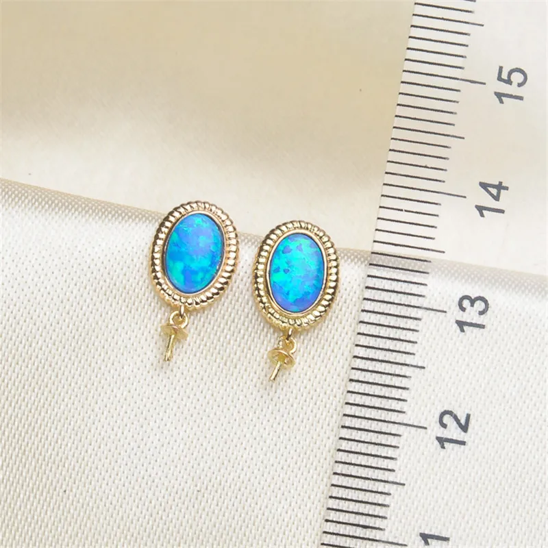 

Genuine 18K Yellow Gold Earrings Ear Hook Ear Line Earring Blank Bracket DIY For Women Earring Jewelry Accessories Bijoux