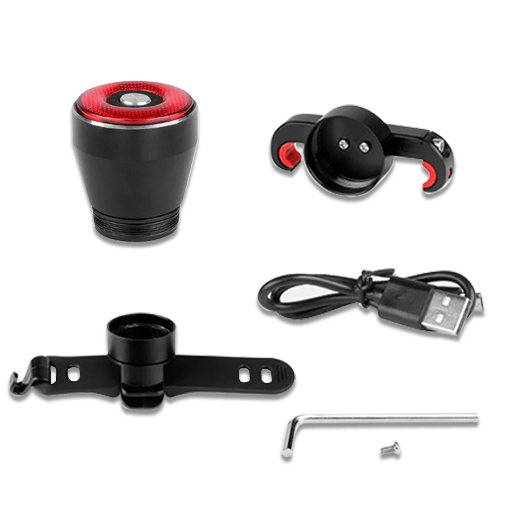 

LED Bike Rear Light USB Rechargeable Bicycle Taillight Waterproof Outdoor Cycling Tail Warning Safety Lamp Bicycle Accessories