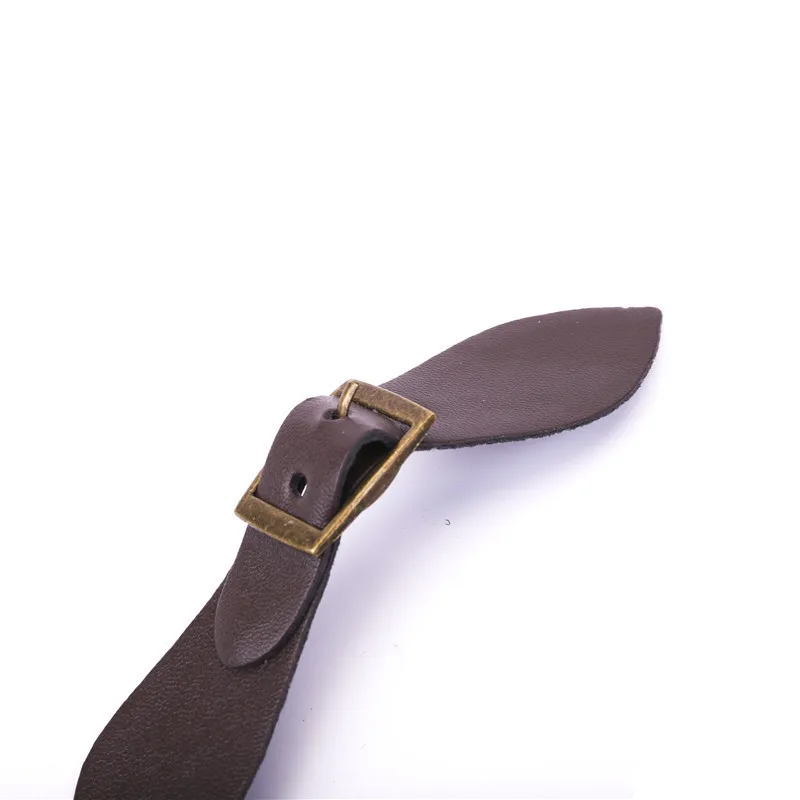 10 шт. Швейные аксессуары кожаный Рог деревянные пуговицы с металлической пряжкой Тренч Дафлкот декоративная застежка DIY Поставки 12.5c