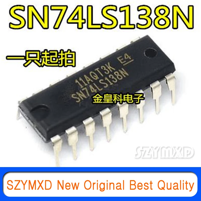 10 шт./лот новый оригинальный | В он-лайн SN74LS138N HD74LS138P 74LS138 DIP-16 декодер Replexer чип в