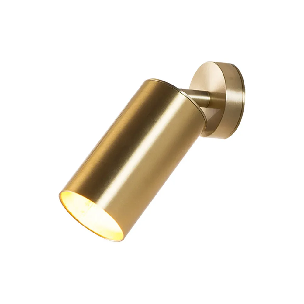 DBF-Foco de techo dorado nórdico, ángulo ajustable de 1/2/3 cabezales, luz LED de techo con bombilla GU10 reemplazable para sala de estar