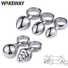 Вагина WAKEWAY, открытый массажер точки G, Вагина, вилка для женской вагины, Анальная пробка, вытяжное кольцо, анальные игрушки для женщин, Анальная пробка, металлическая пробка