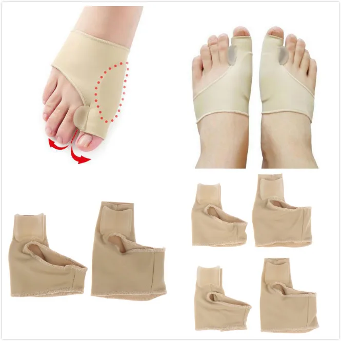 

1 пара корректор большого пальца ноги коррекция выпрямитель для ног сепаратор вальгусной деформации корректор ортопедический носок для пе...