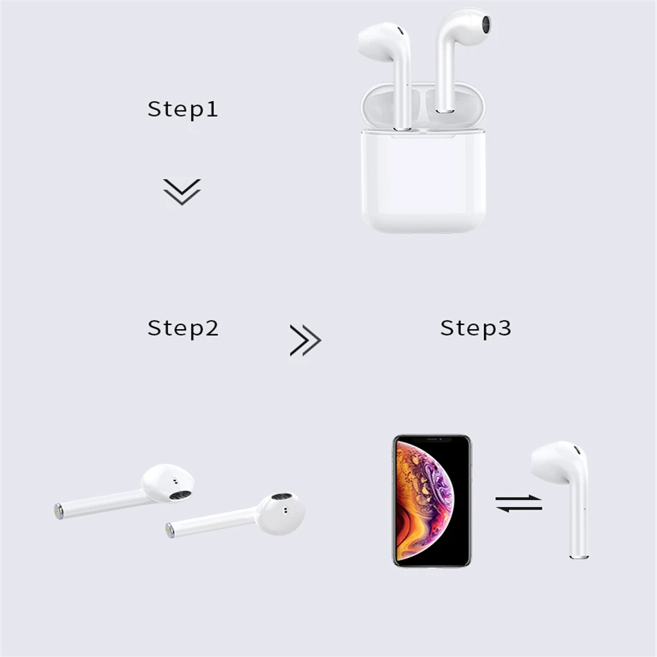 I11 TWS Bluetooth 5,0 беспроводные наушники мини наушники i7s с микрофоном для iPhone 11X7 8 samsung S6 S8 Xiaomi huawei LG