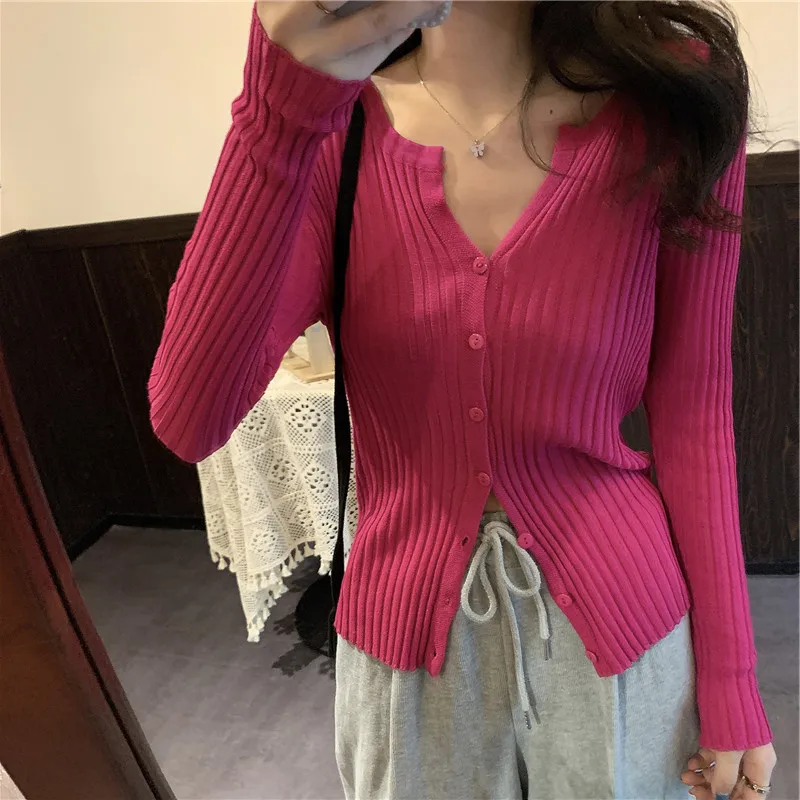 

Loose long-sleeved sweater coat women's spring and autumn new mid-length pullover blouse all-match casual