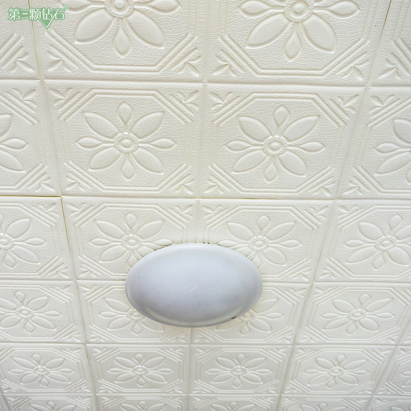 Цветок Новый дизайн 3d пенопластовая плитка каменная Настенная Наклейка