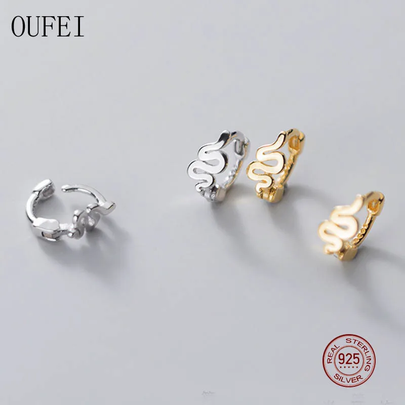 

Женские серьги-змеи из серебра 925 пробы, в стиле панк