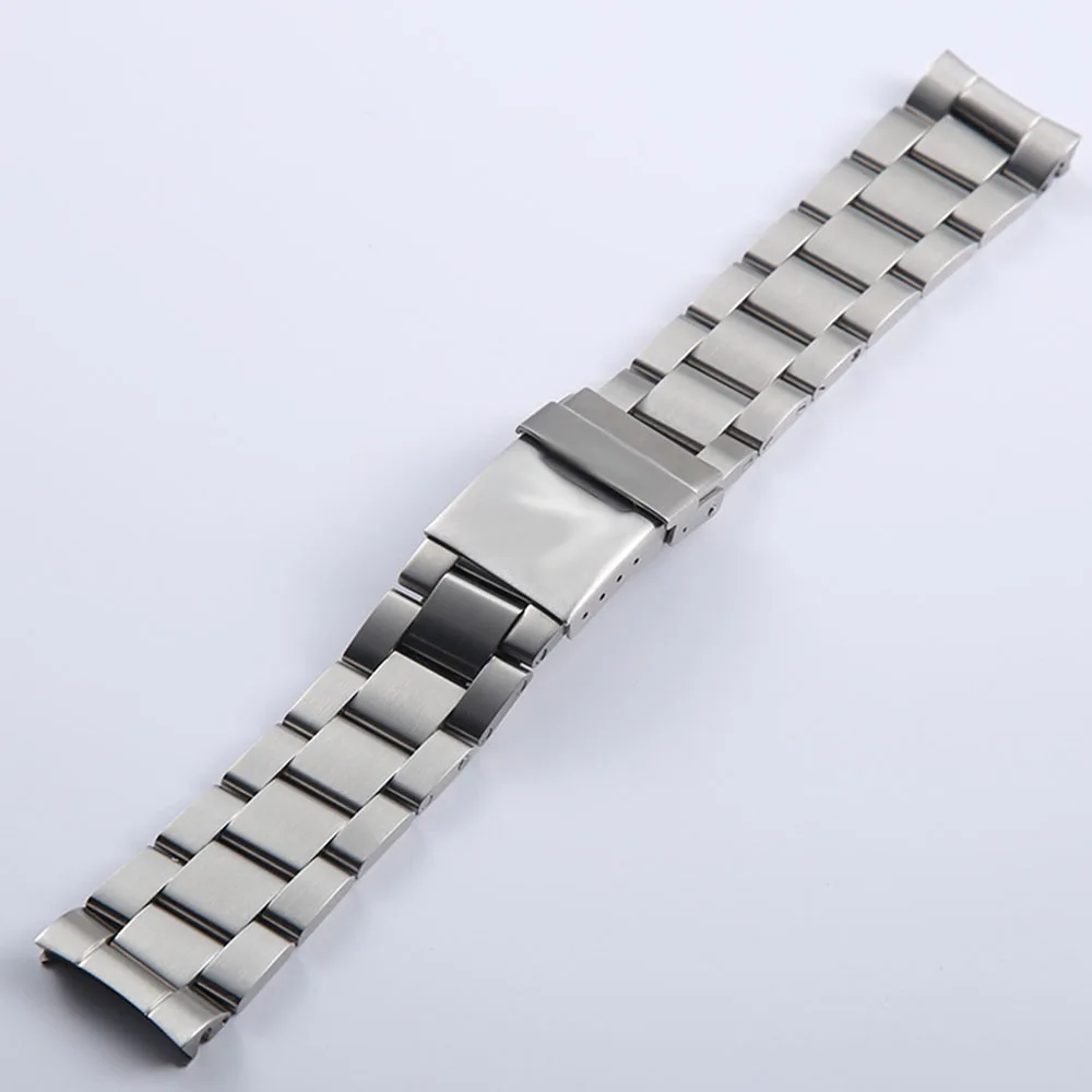 Correa de reloj para hombre y mujer, pulsera de acero inoxidable con cierre, 22mm, Breitling superocean