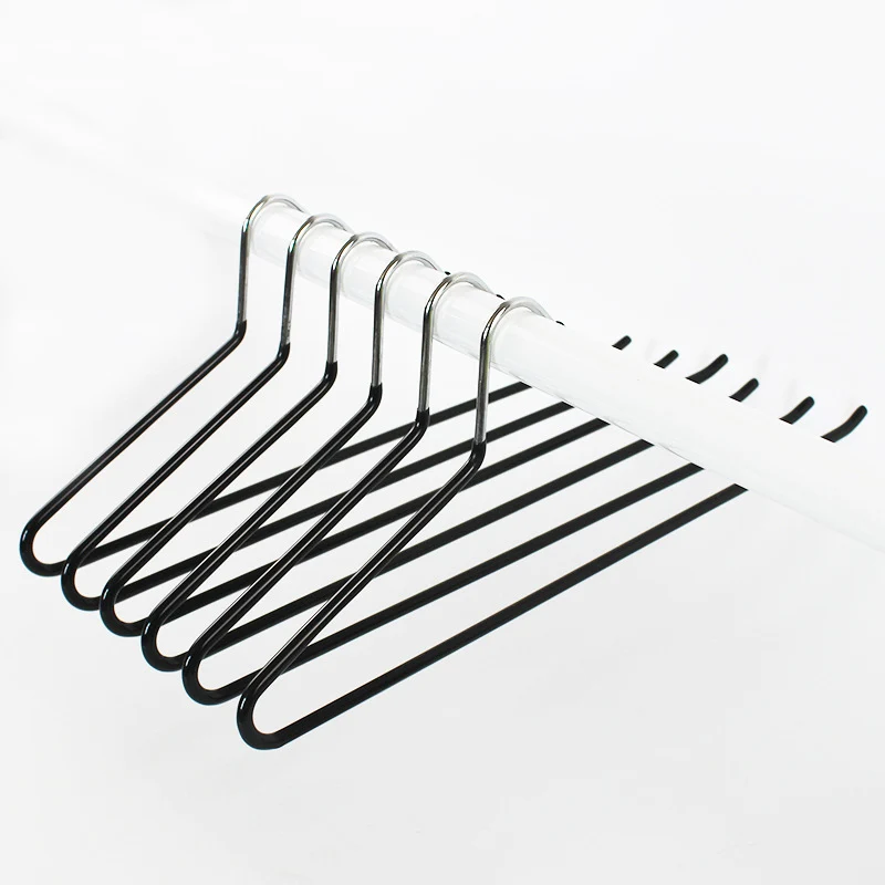 

Metal Open-end Non Slip Slacks Pant Hangers Trouser Hangers Organizers Set ADW889