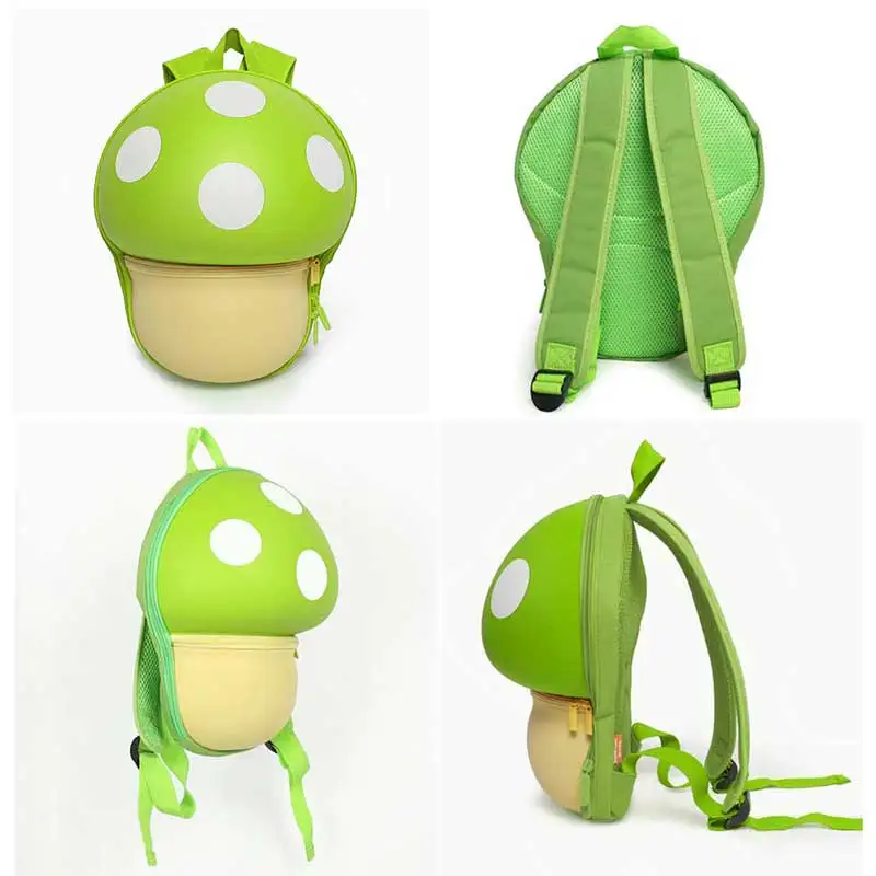 3D милый Mochila Marshroom рюкзак для девочек и мальчиков Kawaii детские сумки для путешествий на открытом воздухе детская сумка на подарок водонепроницаемый высокое качество от 3 до 8 лет