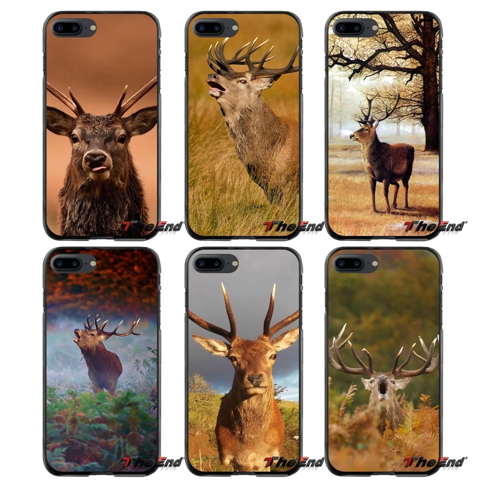 Для Apple iPhone 4 4S 5 5S 5C SE 6 6S 7 8 Plus X iPod Touch аксессуары чехол для телефона олень
