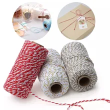 Новый 100 м/рулон 2ply хлебопечки шпагат строка хлопковых шнуров