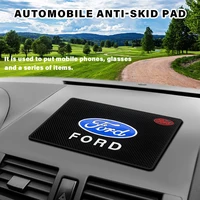 1pc car anti slip mat pad silicone non slip dash mat mobile phone anti slip for ford fiesta ecosport escort focus 1 2 3 mk2 mk3