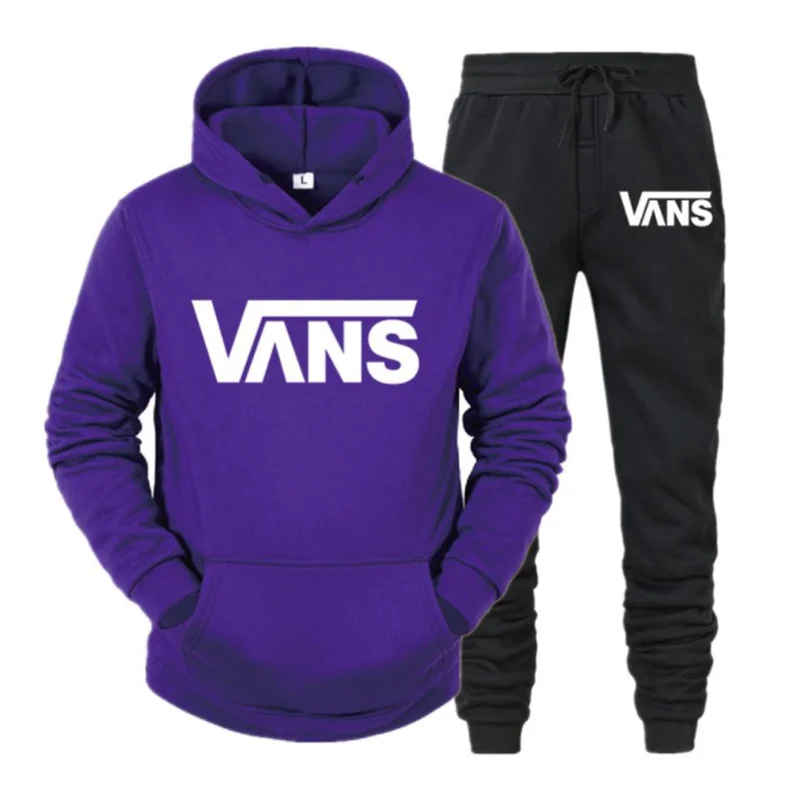 Комплект спортивной одежды для мужчин и женщин Повседневная Толстовка с